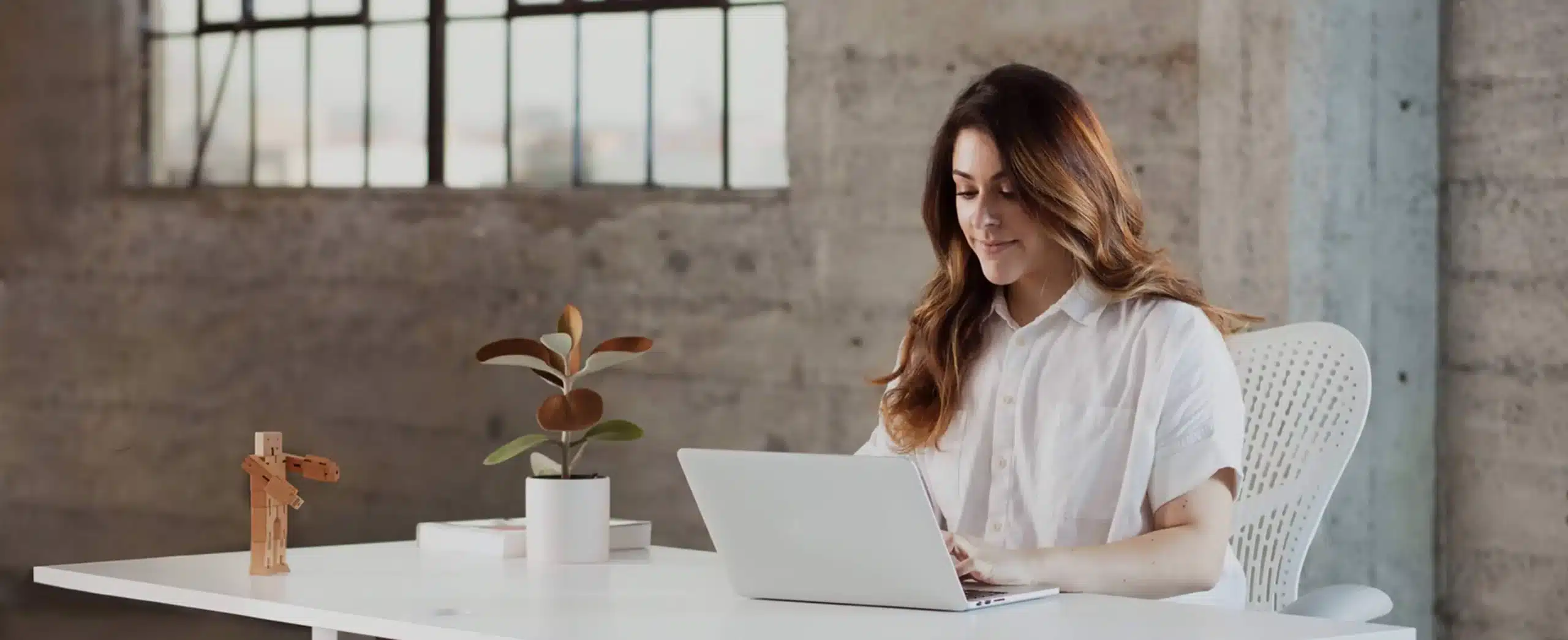 Woman with Laptop