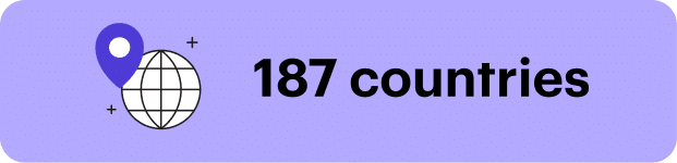 187 countries