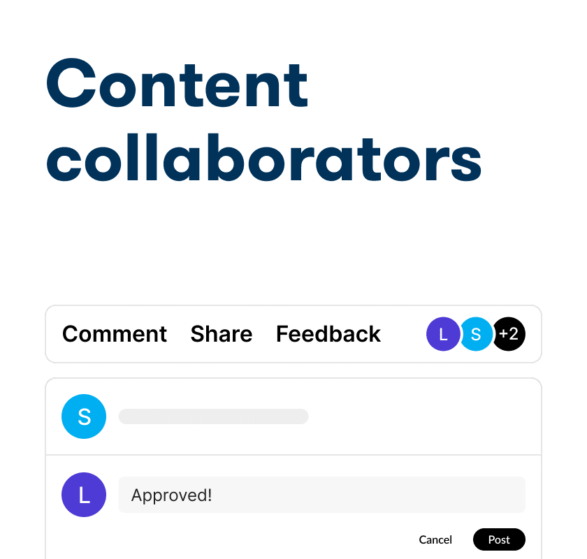 Content collaborators