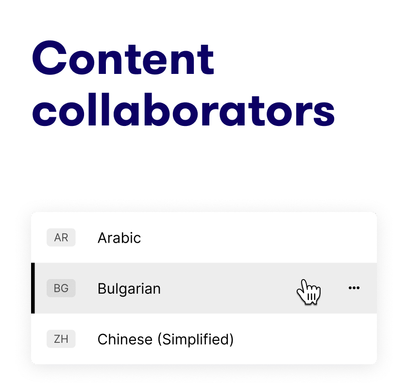 Content collaborators